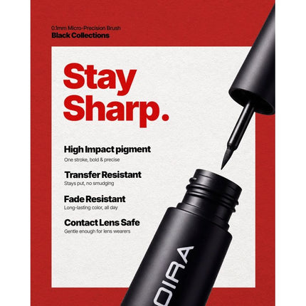 Moira 24HR Ink Dip Liner - Black