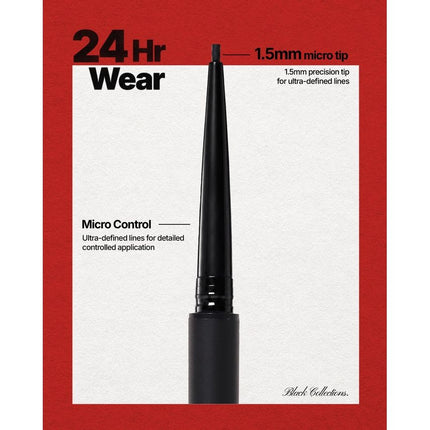 Moira 24HR Micro Gel Liner - Black