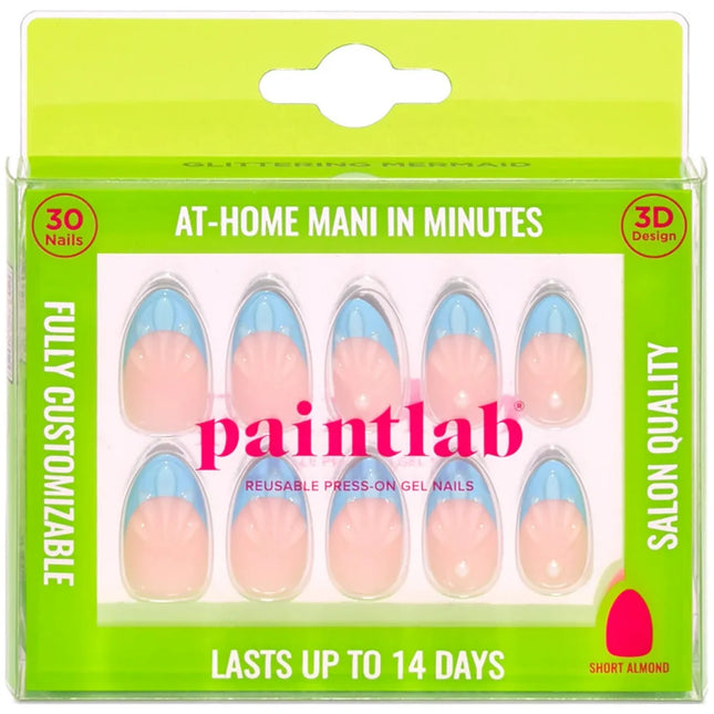 Paint Lab Glittering Mermaid Press-On Nails