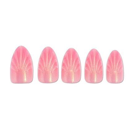 Paint Lab Mermaid Shell Press-On Nails