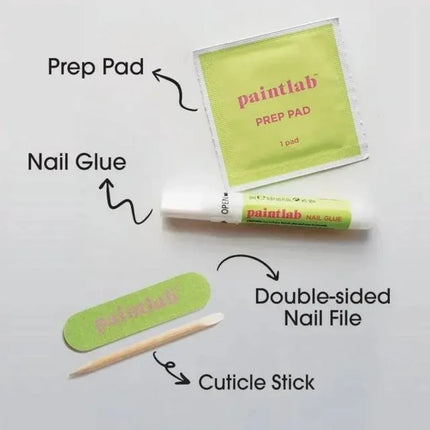 Paint Lab Mermaid Shell Press-On Nails