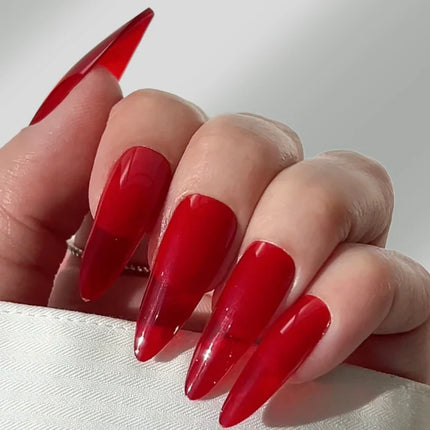 Paint Lab Red Jealous Press-on Nails