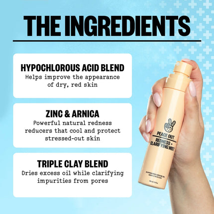 Peace Out Redness + Clarifying Mist