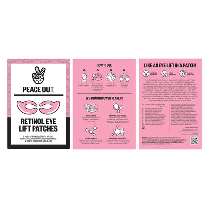 Peace Out Retinol Eye Lift Patches