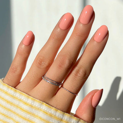 Glamnetic Peach Coral Press On Nails
