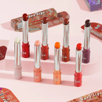 Rude Cosmetics Bare Lips Tinted Lip Balm Gift Set
