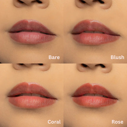 Rude Cosmetics Bare Lips Tinted Lip Balm Gift Set