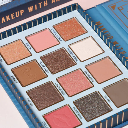 Rude Cosmetics The Roaring 20's 12 Color Eyeshadow Palette - Chanteuse