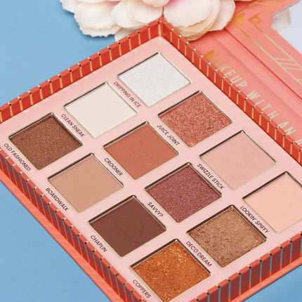 Rude Cosmetics The Roaring 20's 12 Color Eyeshadow Palette - Soubrette