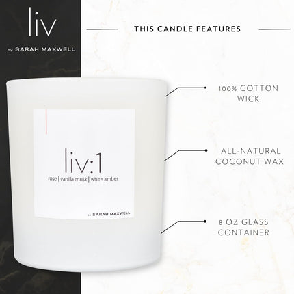 Sarah Maxwell Beauty liv1 - Scented Candle