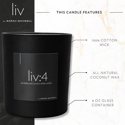 Sarah Maxwell Beauty liv:4 - Scented Candle