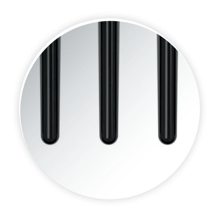 Olivia Garden CarbonLite Combs - Metal Tail Teasing
