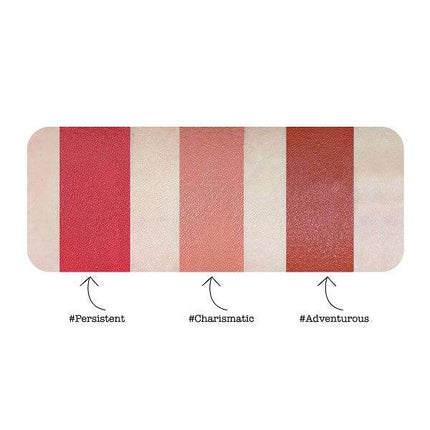 thebalm Vacay Lip Trio - Model Roz X theBalm  Hand Swatch 