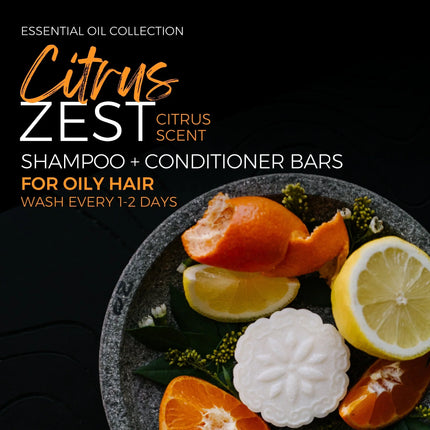 Viori Rice Water Clarifying Shampoo Bar With Essential Oil - Citrus Zest