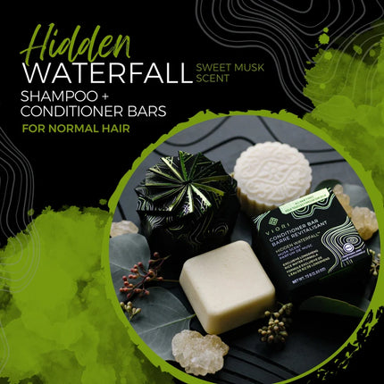 Viori Rice Water Conditioner Bar - Hidden Waterfall | For Hair Growth