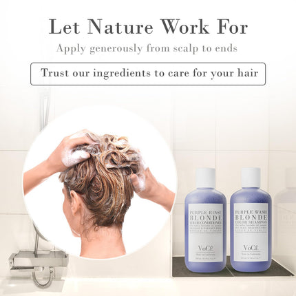 VoCe Purple Rinse Blonde Color Conditioner