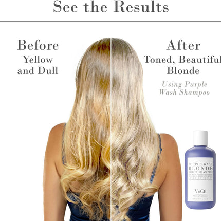 VoCe Purple Wash Blonde Color Shampoo