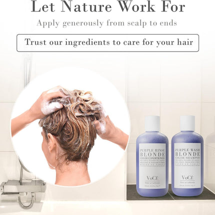 VoCe Purple Wash Blonde Color Shampoo