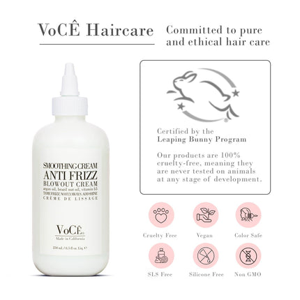 VoCe Smoothing Cream - Anti Frizz Blowout Cream