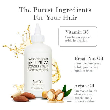 VoCe Smoothing Cream - Anti Frizz Blowout Cream
